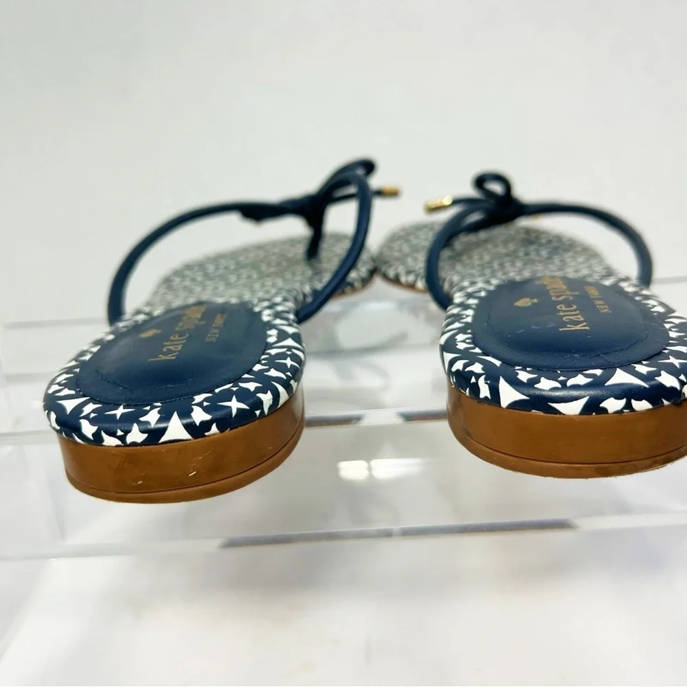 Kate Spade Navy Blue Mystic Patterned Women's Sandals size 7 - Picture 9 of 9